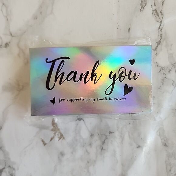 550 Pieces Thank You Cards and Stickers Set - Picture 1 of 4